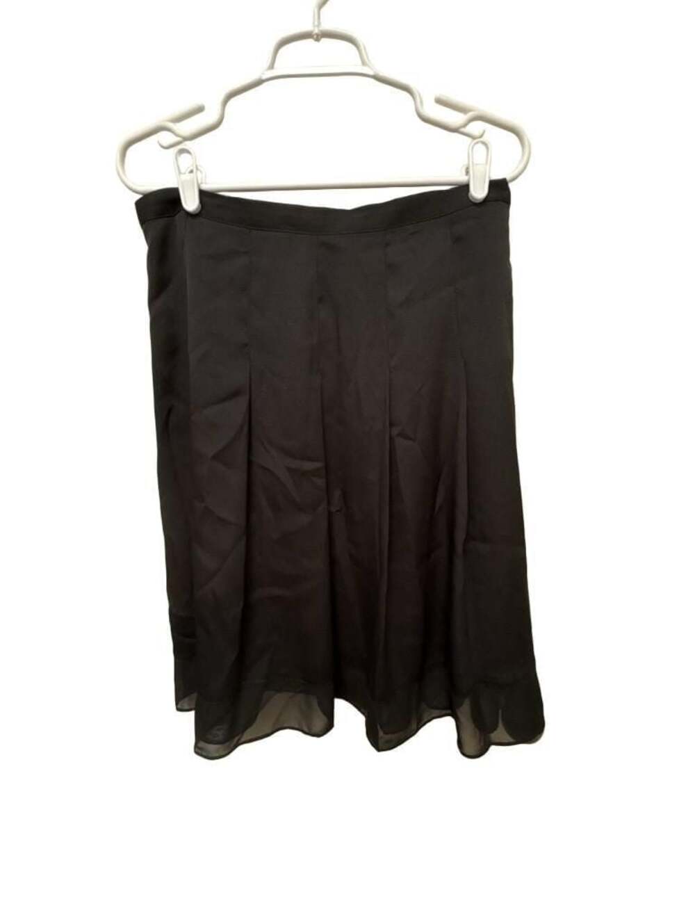 Jones New York Collection Black Pleated Midi Skirt Size 6